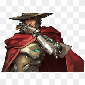 912 X 516 - Overwatch Mccree Concept Art, HD Png Download - mccree png
