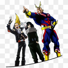 Transparent Mic, Aizawa, All Might & Nezu From The - All Might Aizawa And Present Mic, HD Png Download - all might png