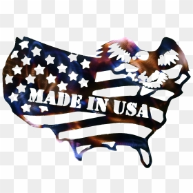 Flag-made In Usa Larger Image , Png Download - Bench, Transparent Png - made in usa png