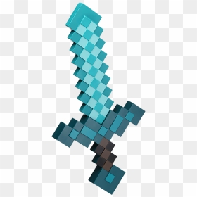 Minecraft Diamond Sword, HD Png Download - minecraft sword png