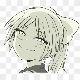 Smug Anime Trap Girl Png Download Anime Girl Clip Art - Anime Girl Smug Face, Transparent Png - anime mouth png