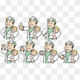 Fallout Vault Boy Baby , Png Download - Fallout Vault Boy Baby, Transparent Png - vault boy png