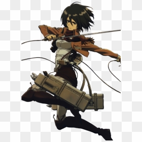 Shingeki No Kyojin Mikasa - Shingeki No Kyojin Mikasa Png, Transparent Png - attack on titan png