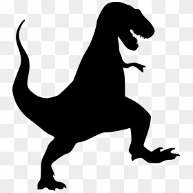 Png Royalty Free Stock Trex Clipart Raptor Dinosaur - T Rex Silhouette, Transparent Png - trex png