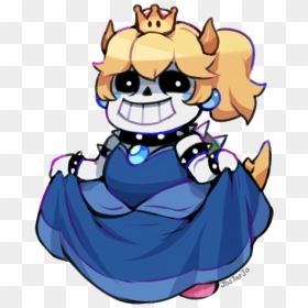 Oh Shit Watch Out Guys, It"s Bowsette) - Cursed Undertale Fanart, HD Png Download - shit png