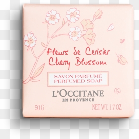 Display View 1/1 Of Cherry Blossom Perfumed Soap - L Occitane, HD Png Download - cherry blossom petals png