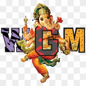 First I Had To Recreate The Bape “wgm” Logo Since This - Lord Ganesha Dancing, HD Png Download - bape logo png