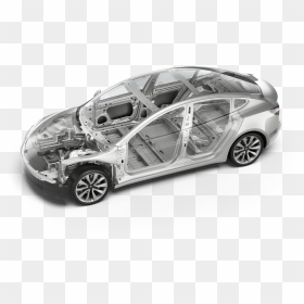 Tesla Model 3 Structure, HD Png Download - tesla png