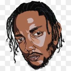 Kendrick Lamar Stylised Portrait - Cartoon Art Kendrick Lamar, HD Png Download - kendrick lamar png