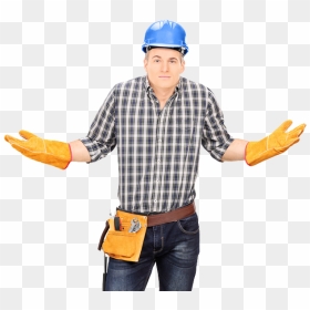 900 X 568 - Confused Construction Worker Png, Transparent Png - confused png