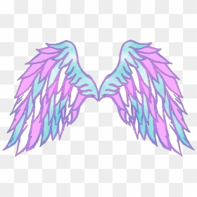 Transparent Angel Wings - Purple Angel Wings Pink, HD Png Download - angel wing png