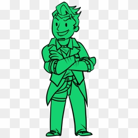 Vault Boy Png Transparent - Handsome Jack Vault Boy, Png Download - vault boy png