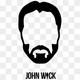John Wick Movie T-shirt Face - John Wick Minimalist Poster, HD Png Download - john wick png
