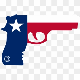 State Of Texas Gun Window Decal - Flag Texas 2nd Amendment, HD Png Download - texas silhouette png