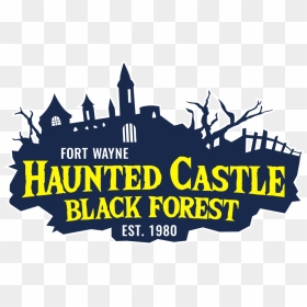 Spookyforest , Png Download - Haunted Castle And Black Forest, Transparent Png - spookyforest.png