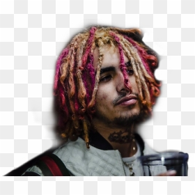 #lil #pump #lilpump #gucci #gang #guccigang #weed #blackandwhite - Lil Pump In 2020, HD Png Download - lil pump hair png