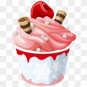 Ice Cream French Cuisine Fudge Sundae - Damejidlo Sladka Tecka, HD Png Download - whip png