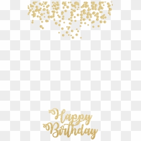 Gold Sparkles Background Png Download - Happy Birthday Gold Text Png, Transparent Png - gold sparkles png