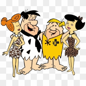 Fred Flintstone Wilma Flintstone Barney Rubble Betty - Fred Barney Wilma Betty, HD Png Download - rubble png