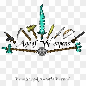 Minecraft Weapons Mod 1.12 2, HD Png Download - minecraft sword png