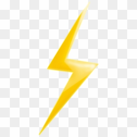 Cartoon Lightning Png - Triangle, Transparent Png - lightning png transparent background