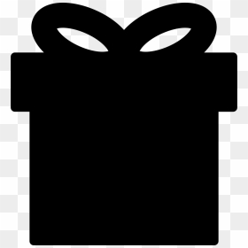 Gift Box Black Shape, HD Png Download - black box png