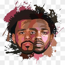 Kendrick Lamar And J Cole , Png Download - J Cole And Kendrick Lamar Png, Transparent Png - kendrick lamar png