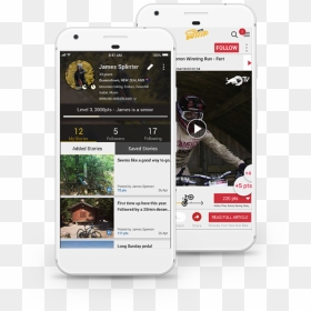 Smartdev Whip Mtb Mobile App - Iphone, HD Png Download - whip png
