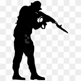 Free Png Soldier Silhouette Png - Silhouette Soldier Png, Transparent Png - army png