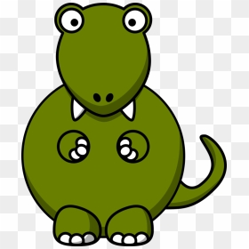 Cartoon Tyrannosaurus Rex - Clipart Cartoon Tyrannosaurus Rex, HD Png Download - trex png