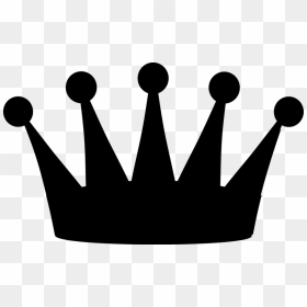 Royal Jewelry & Watches Crown Rhinestone - Cartoon Queen Black Crown, HD Png Download - crown silhouette png