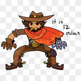 Mcree Sticker - Cartoon - Mcree, HD Png Download - mccree png