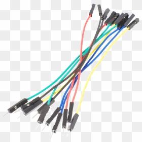 Male To Female Jumper Wires - Male Female Jumper Wires, HD Png Download - wires png