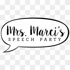 Mmsp Speech Bubble-01 - Calligraphy, HD Png Download - talk bubble png