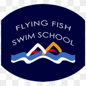 Flying Fish Swimming School - Label, HD Png Download - school of fish png