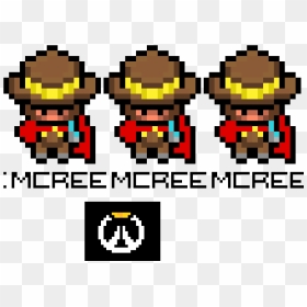 Pixel Art Mccree, HD Png Download - mccree png