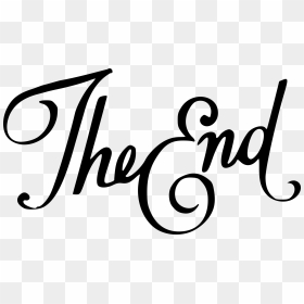 End Transparent Background, HD Png Download - the end png