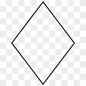 Line Art,square,triangle - Shape Diamond Png, Transparent Png - black triangle png