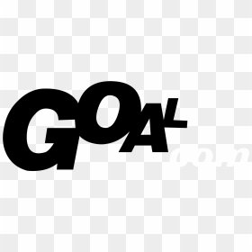 Goal Com Logo Black And White - Goal, HD Png Download - goal png