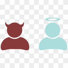 Graphic Design,circle,good And Evil Png Clipart - Good And Evil Png, Transparent Png - evil png