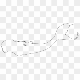 Line Art, HD Png Download - mermaid silhouette png