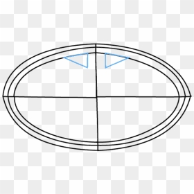 How To Draw Batman Logo - Circle, HD Png Download - batman symbol png