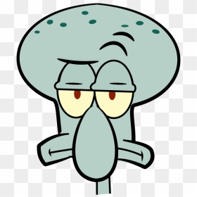 Squidward Tentacles Celebrity - Squidward Tentacles Face, HD Png Download - tentacles png