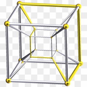 Skew Octagon In Tesseract - Fourth Dimensional Cube, HD Png Download - octagon png