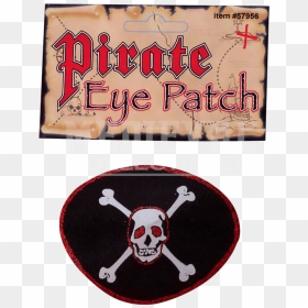 Eyepatch Piracy Logo Font - Skull, HD Png Download - eyepatch png