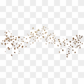 Transparent Gold Glitter Confetti Png - Freckles Png, Png Download - gold sparkles png