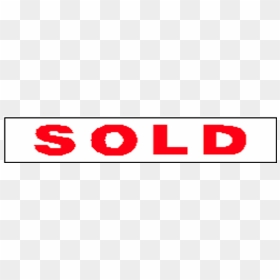 Sign, HD Png Download - sold sign png