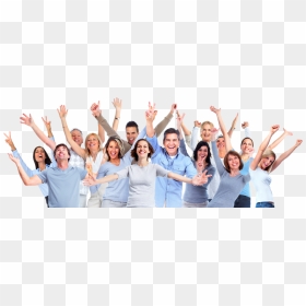 Photography Website Audit Chotšov - Group Of Happy People, HD Png Download - crowd of people png