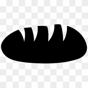 Loaf Of Bread Silhouette - Loaf Of Bread Silhouette Png, Transparent Png - crown silhouette png
