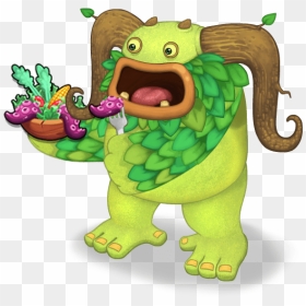 Entbrat Eating Squid Salad - My Singing Monsters Big, HD Png Download - squid png